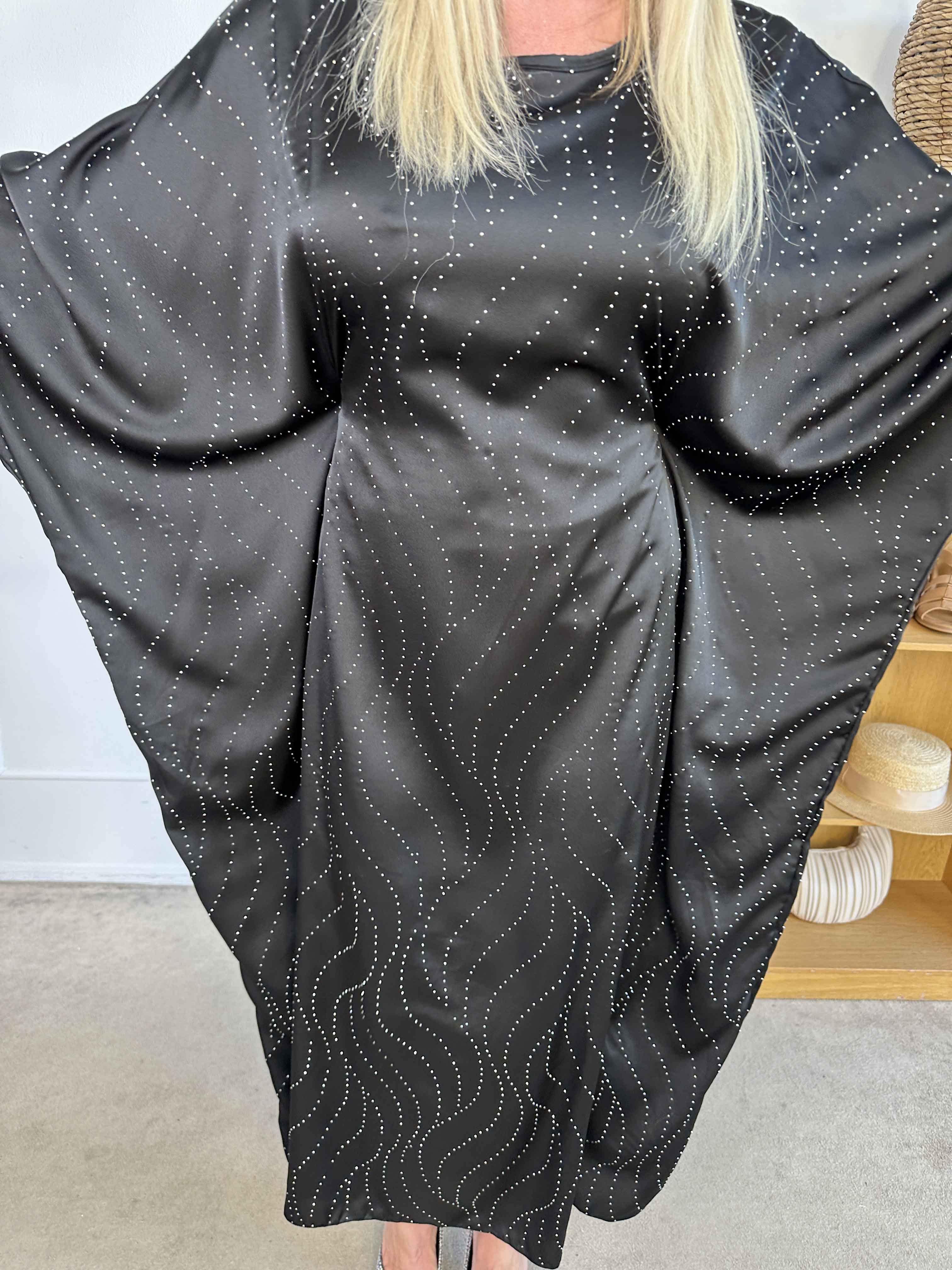 Winnie - Lang elegant tunikakjole med similisten